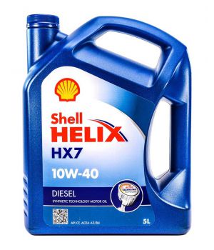 Моторне масло Shell Helix HX7 Diesel 10W-40 5 літрів