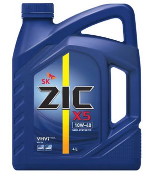 Моторне масло Zic X5 10W-40 4 літри