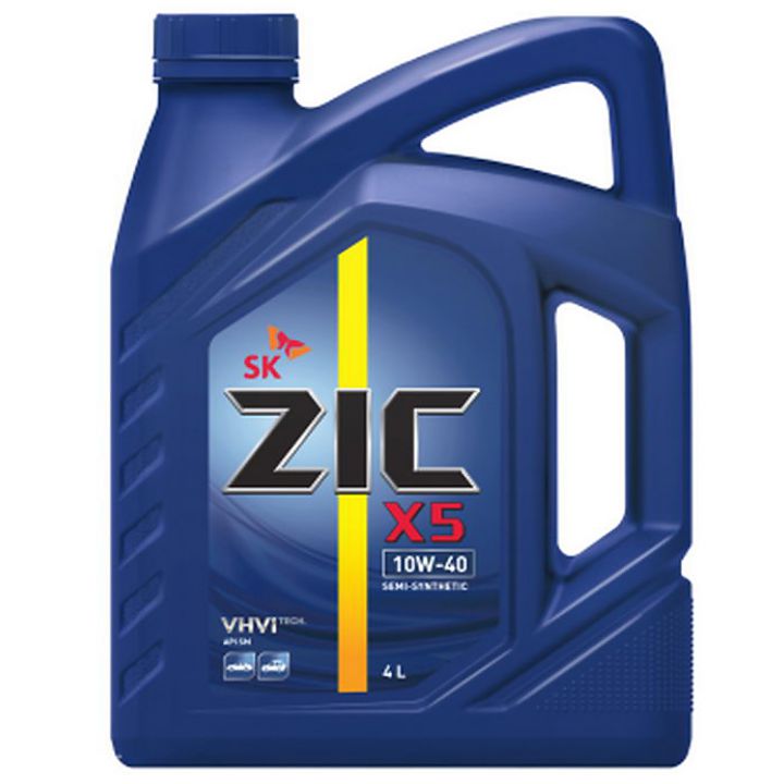 Моторне масло Zic X5 10W-40 4 літри