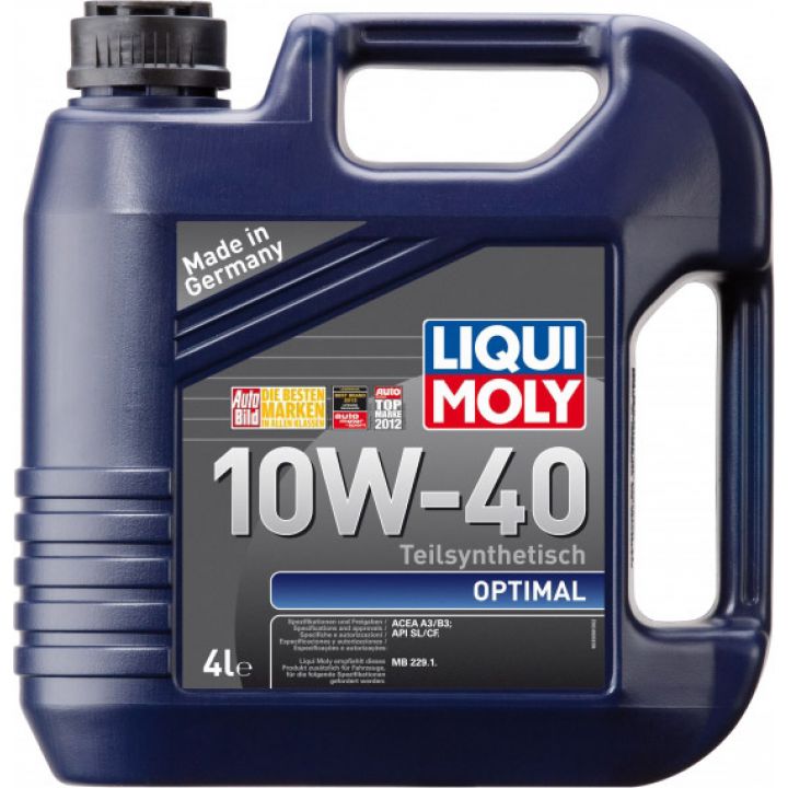 Моторне масло Liqui Moly Optimal 10W-40 4 літри