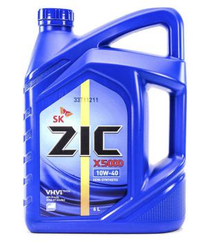 Моторне масло Zic X5000 10W-40 6 літрів