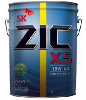 Моторне масло Zic X5 Diesel 10W-40 20 літрів