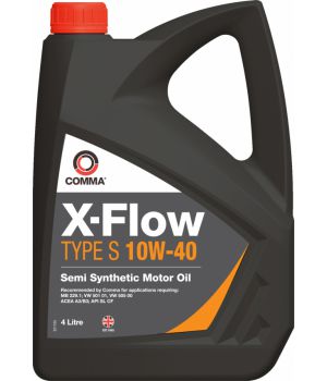 Моторне масло Comma X-Flow Type S 10W-40 4 літри