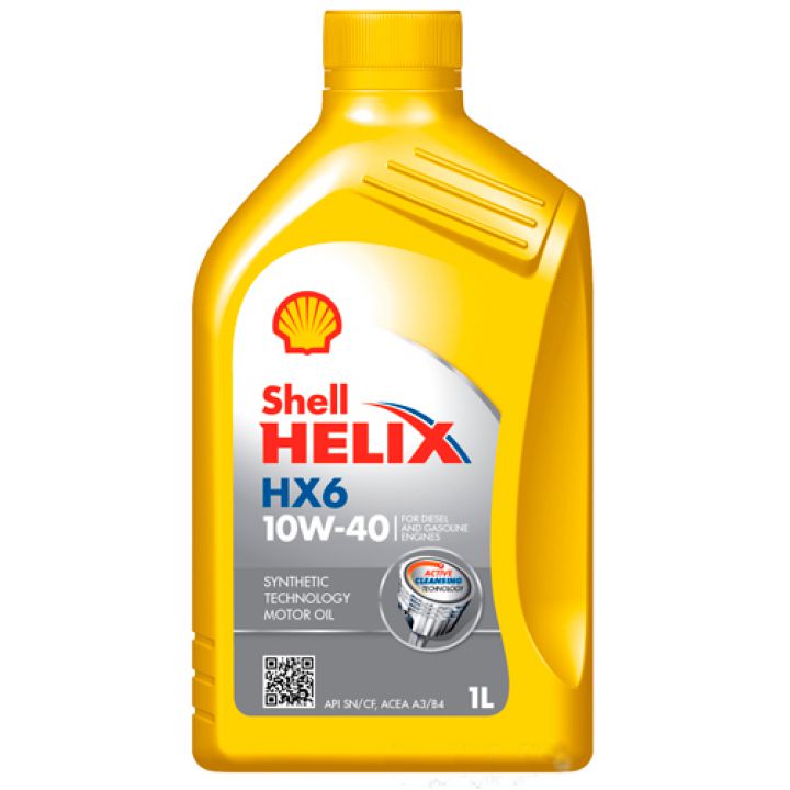 Моторне масло Shell Helix HX6 10W-40 1 літр
