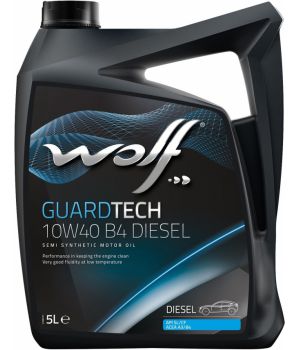 Моторне масло Wolf Guardtech B4 Diesel 10W-40 5 літрів