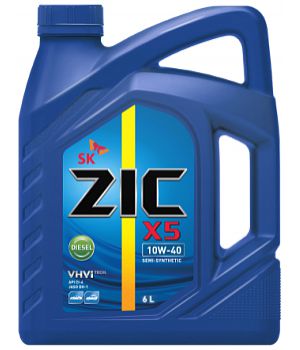 Моторне масло Zic X5 Diesel 10W-40 6 літрів