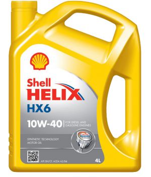 Моторне масло Shell Helix HX6 10W-40 4 літри